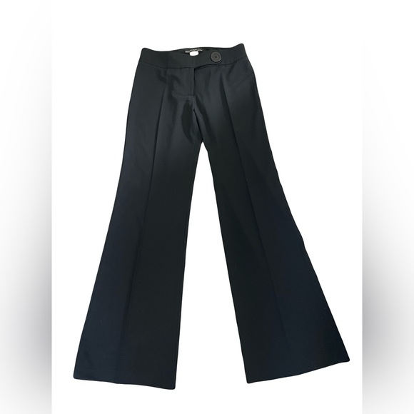 Vintage women’s black tailored trousers size 6 made in France - Picture 1 of 4